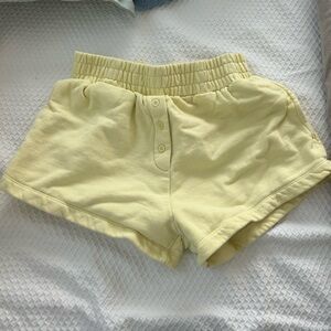 Daily Drills Yellow Henley shorts